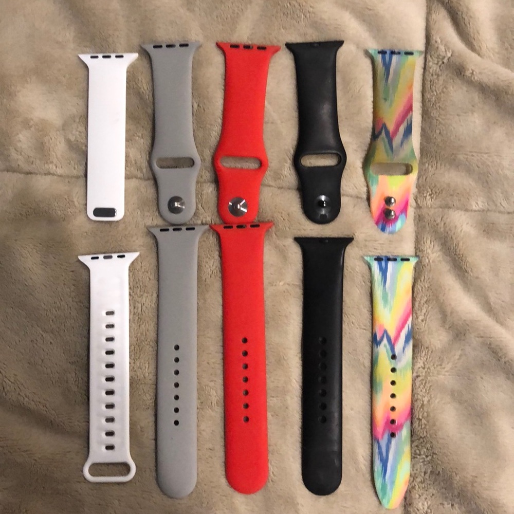 All (5) Apple Watch Bands